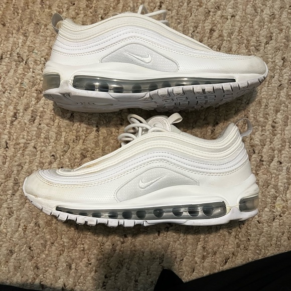 Nike Air Max 97s Triple White - Picture 4 of 4